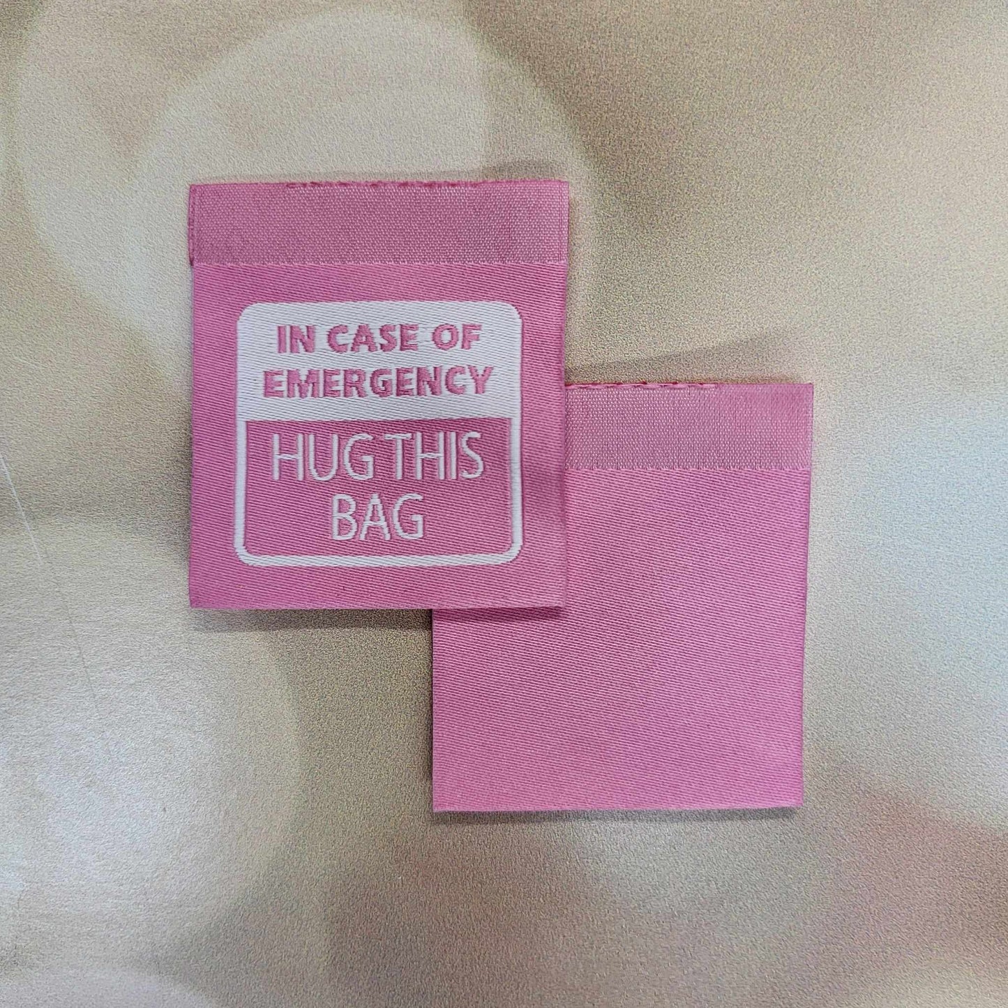 Hug This Bag Sew in Tags  (5 pack)