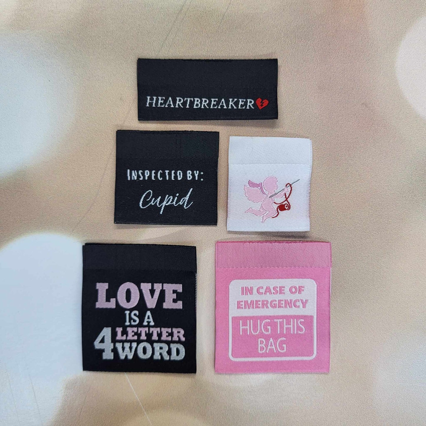 Cupid Box Sew in Tag Combo (10 Pack)