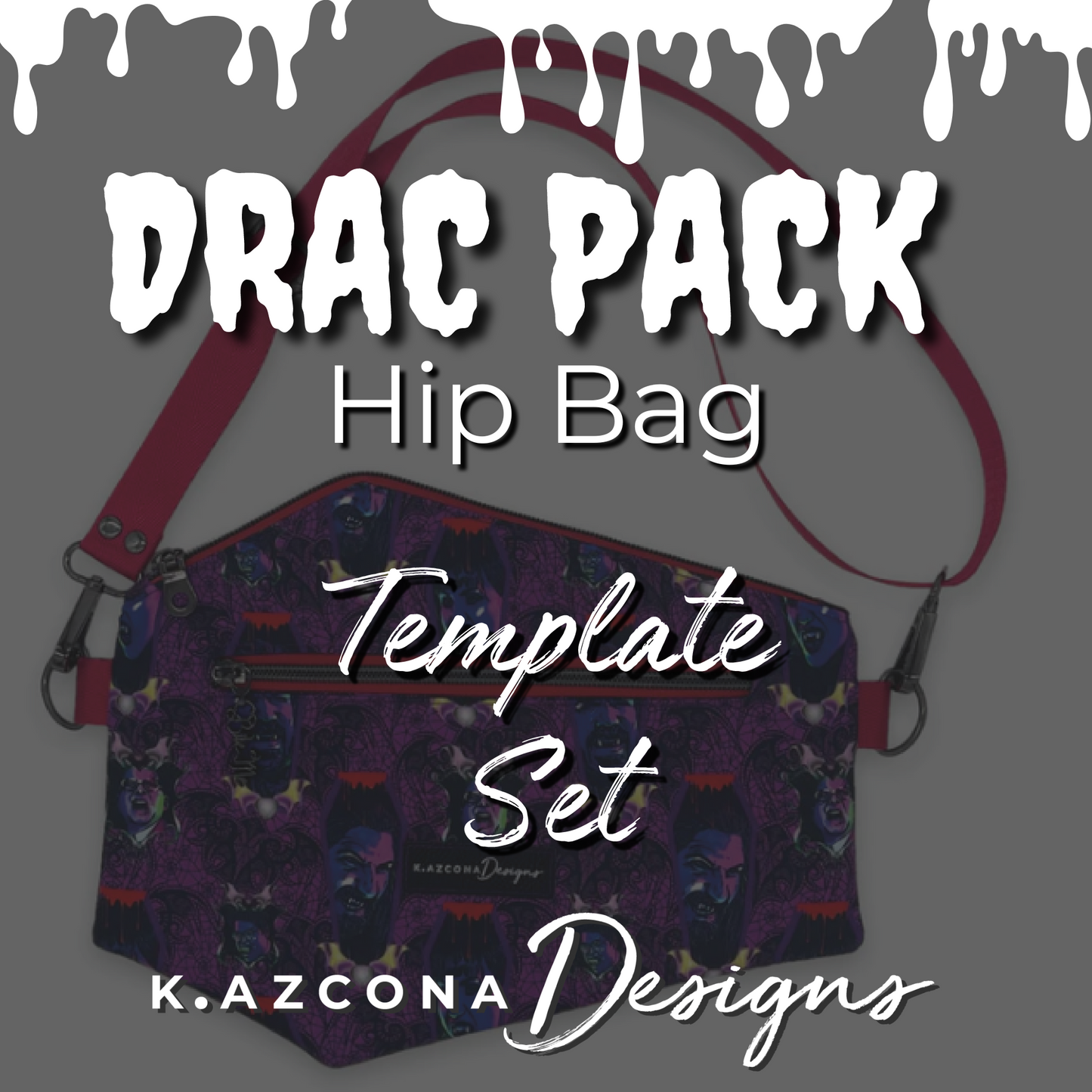 Drac Pack Hip Bag Acrylic Template Set